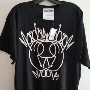 Moshcino Couture Graffiti Logo Tee
